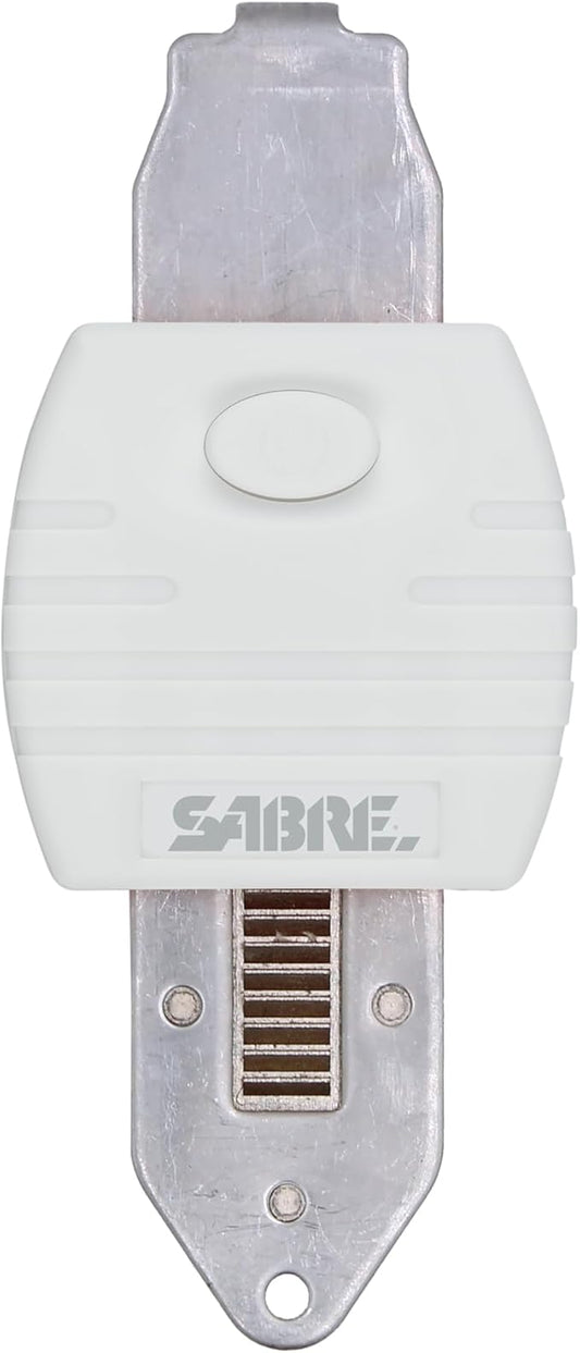 SABRE Portable Door Lock, Durable Metal Construction, Lightweight and Compact, Quick No-Tool Installation, Fits Most Inwar...