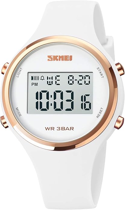 CakCity Digital Watch for Women Waterproof Stopwatch Sports Watches for Mens and Womens Unisex Wristwatch with Luminous Di...