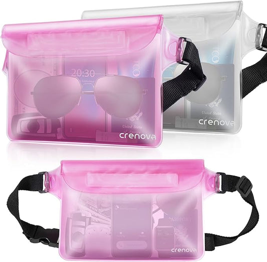 Waterproof Fanny Packs for Women, Sandproof Dry Bag for Beach, Water proof Pouch for Phone Passport Purse, Floating Waterp...