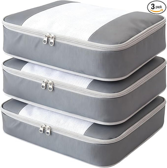 Packing Cubes for 22" Suitcase Travel Luggage Organizers - Travel Organizer Bags Luggage Clothes Accessories Storage Carry...