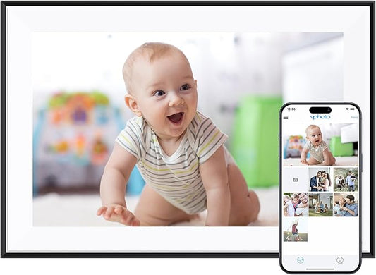 Dragon Touch 10.1'' WIFI Digital Picture Frame - 1280*800 HD IPS Touch Screen Digital Photo Frame Display, Auto-Rotate, Sh...