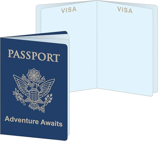 Beistle Around The World Passports | Travel, International & World Theme Party Favors (4 Count)