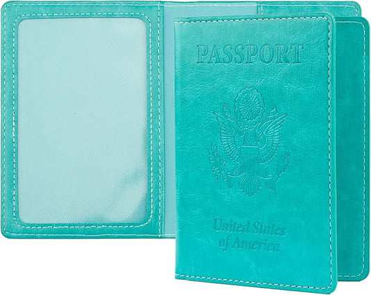 Passport Holder, Passport Holders Cover Case, 1 Pack Passport with Vaccine Card Slot, Travel Passport Wallet for Women Me...