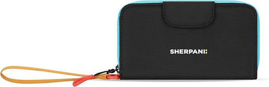 Sherpani Tulum, Nylon Large Zip Around Wallet, Wristlet, Purse with Card Holder Organizer, Travel Gift (Chromatic)