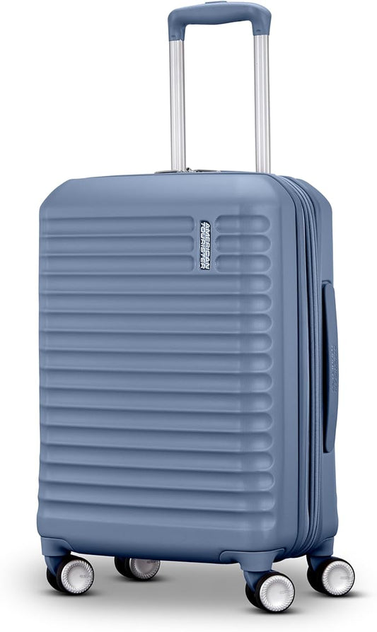 American Tourister Stratum 3.0 Carry-On Spinner, Airline Approved, Durable Hardside Luggage, Expands 1.5", RightHeight™ Ad...