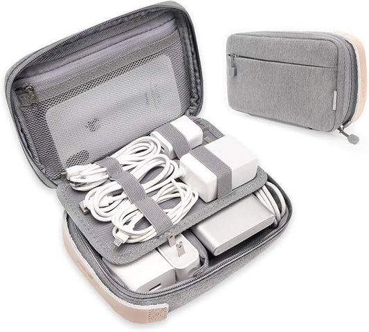 pack all Electronic Organizer, Cable Organizer Bag, Cord Travel Organizer for Cables, Chargers, Phones, USB cords, SD Card...