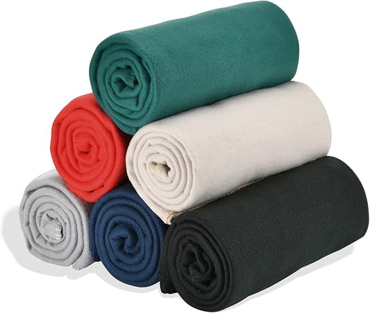 Special SG Glory Fleece Throw Blankets Solid Lightweight Warm Soft Cozy Pet-Friendly for Home Bed Sofa Couch Dorm Office W...