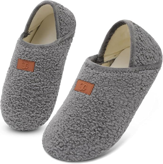 Scurtain House Slippers for Women Men House Shoes Comfy Socks Lightweight Unisex Adults Barefoot Shoes Non-Slip Travel Sli...