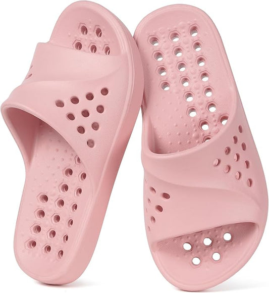 KVbabby Shower Shoes for Kids Massage Pool Slides with Arch Support Quick Drying Boys Girls Beach Sandals Non Slip Summer ...