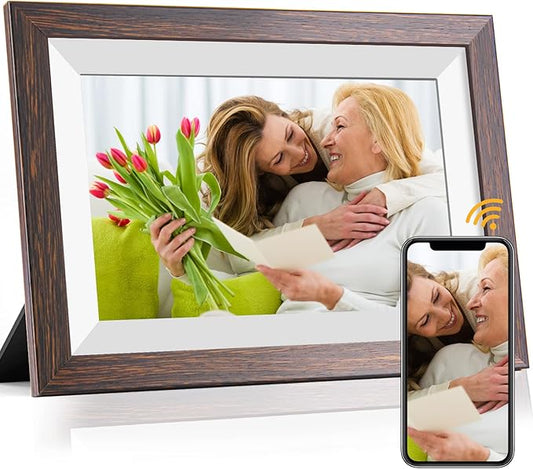 Frameo-Digital-Picture Frame 10.1 Inch Electronic-Digital Photo Frame with IPS Touch Screen HD Display, Smart WiFi Photos ...