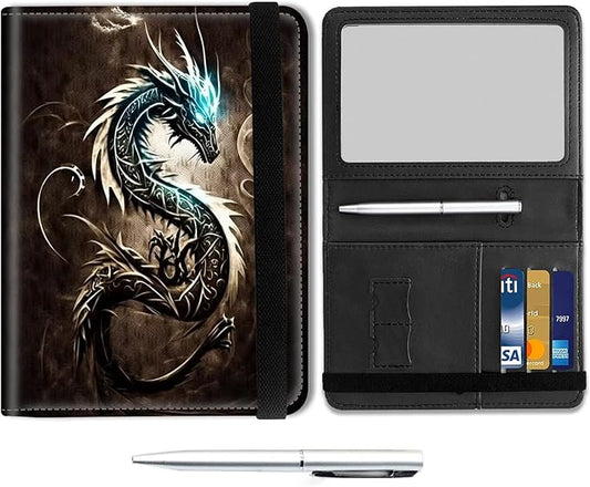 Passport and Vaccine Card Holder Combo, Leather Travel Wallet Passport Holder, Cover Case with CDC Vaccination Card Slot, ...