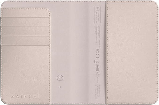 Satechi Passport Holder for Travel with Find My, Passport Cover with 4 Card Holder, Wireless Charging, and RFID protection...