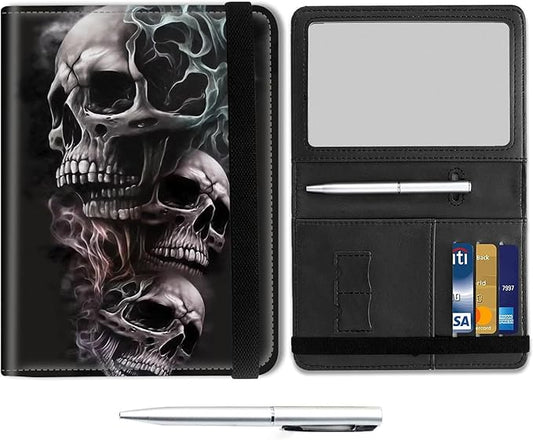 Passport and Vaccine Card Holder Combo, Leather Travel Wallet Passport Holder, Cover Case with CDC Vaccination Card Slot, ...