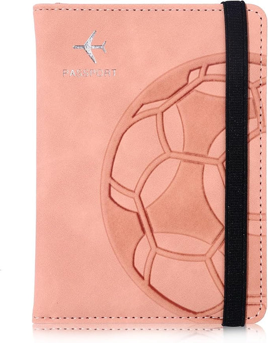 XMLINPER Passport Holder and Card Slot Combo RFID Blocking Leather Personalized Travel Passport Wallet for Men and Women U...