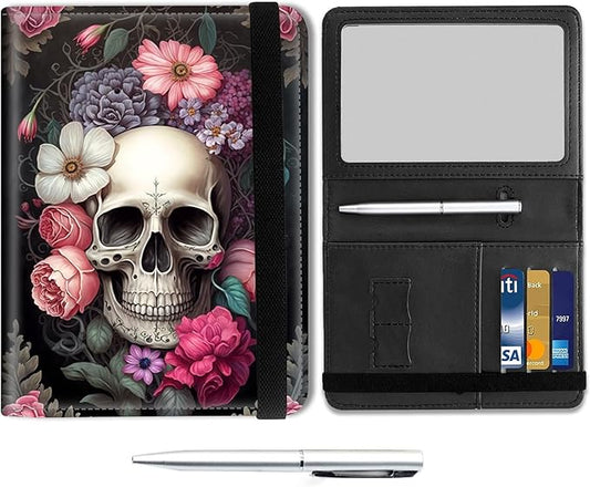 Passport and Vaccine Card Holder Combo, Leather Travel Wallet Passport Holder, Cover Case with CDC Vaccination Card Slot, ...