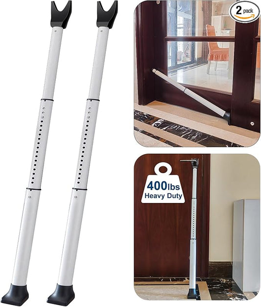 Rerishom Door Security Bar, Door Stoppers Security bar,Heavy Duty Door Lock Security Door Jammer Door Stopper for Apartmen...