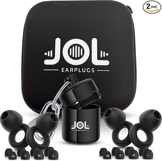 Ear Plugs for Sleeping Noise Cancelling, Soft Silicone Earplugs for Sleep, High Fidelity Reusable Noise Reduction Ear Plug...