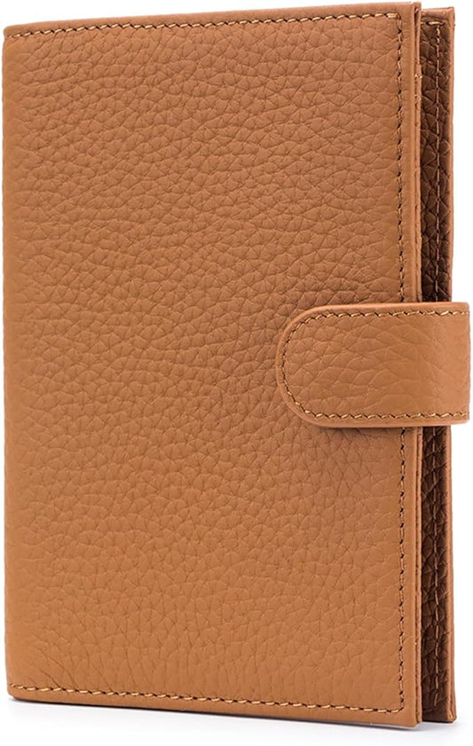 Karmiir RFID Passport Holder Travel Wallet Compact for Women, Leather Passport Wallet with Card Holders,Zippered Coins Poc...