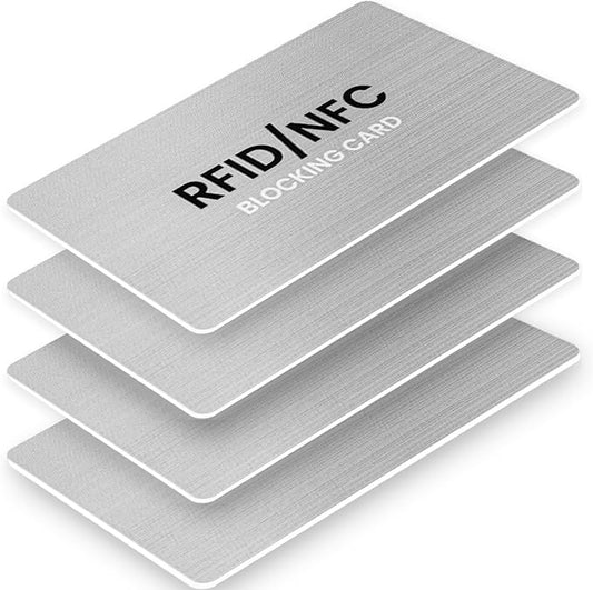 GAXUOZU RFID Blocking Cards, Premium Contactless NFC Debit Credit Card & Passport Protector Blocker Set for Men & Women - ...