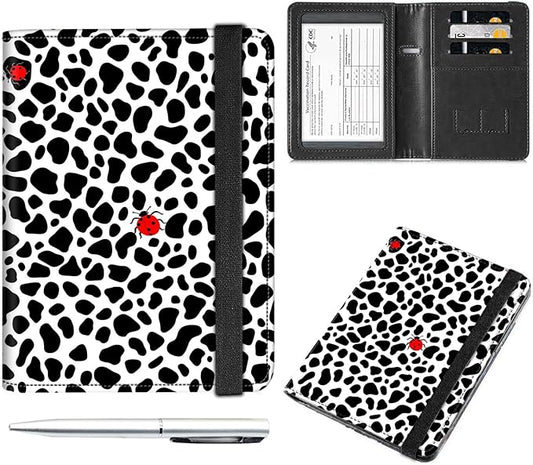 Passport and Vaccine Card Holder Cover Combo,Travel Passport Holder Wallet with RFID Blocking, Leather Vaccine Card Slot P...