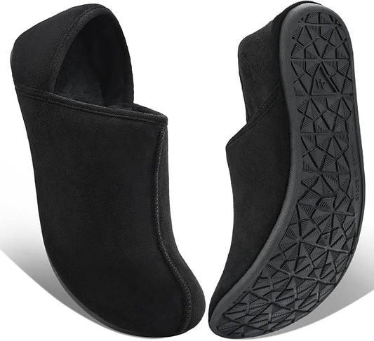 QIGEGE House Slippers for Women Men, Soft Curly Full Slippers Memory Foam Lightweight House Shoes Cozy Loafer