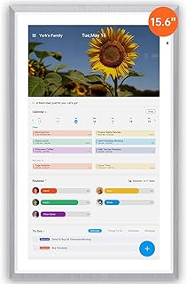 ApoloSign 15.6-inch Digital Calendar: Dual Mode Calendars with Google Play & Multi-calendar Sync, Electronic Planner & Cho...