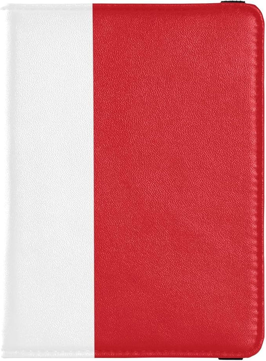 France Flag Leather Passport and Vaccine Card Wallet Combo Travel Passport Wallet With Vaccination Card Slot Passport Hold...