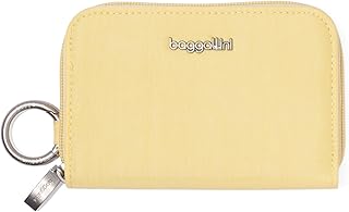 Baggallini Deluxe Card Case - Lightweight 5.5"x3.3" RFID Protected Womens Wallet Card Holder