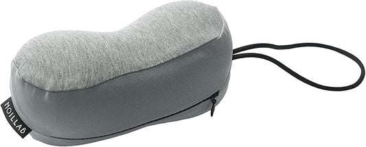 noillab Small Travel Neck Pillow 100% Pure Memory Foam Nap Pillow, Super Soft Neck Support Travel Pillow