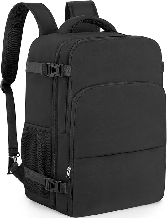 Snoffic Travel Backpack for Women Men,Travel Laptop Backpack w/USB Charging Port, Waterproof Travel Backpack Carry On Flig...