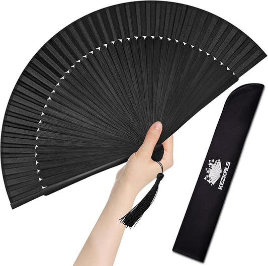 KEZKALS Hand Fan, Hand Fans for Women Foldable, Handheld Fan, Chinese/Japanese Hand Held Fan, Folding Fan, Hand Fan Foldab...