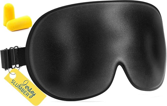 100% Silk Sleep Mask for A Full Night's Sleep | Comfortable & Super Soft Eye Mask with Adjustable Strap | Works with Every...