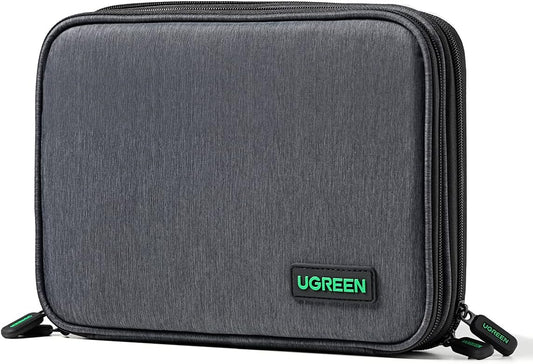 UGREEN Electronic Organizer Travel Cable Organizer Storage Bag for Data Cables, USB C Charger, SD Card, Hard Drive, Chargi...