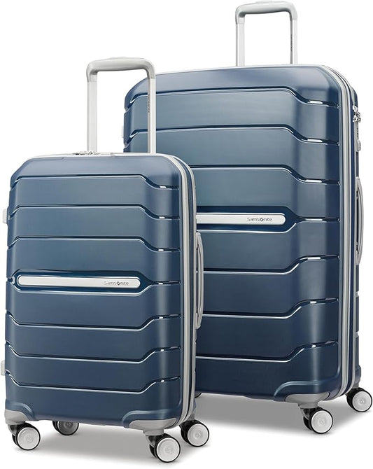 Samsonite Freeform 2-Piece Luggage Set - Carry-On & Large Checked Luggage with Dual Spinner Wheels - Durable Polypropylene...