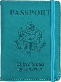 Passport Holder for Travel, Passport Holde Passport Cover Wallet Travel Passport Holders Must Haves for Women Men, PU Leat...