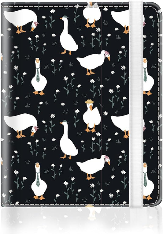 Passport Holder for Travel, Cute Passport Cover for Women Men, Waterproof PU Leather Rfid Blocking Passport Wallet with Cr...