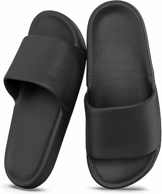 Kattmas Shower Shoes for Women & Men - Non-Slip House Slippers - Cloud Comfort Slides - Quick-Dry, Arch Support - Perfect ...