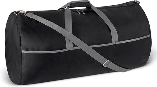 Amazon Essentials 32.4" Extra Large Foldable Nylon Duffel Bag for Travel/Storage with Zippered Pockets, 9254 Cubic Inch (1...