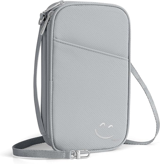 Travelkin Passport Holder for Travel, RFID Passport Wallet for Men and Women, 2-in-1 Anti-Theft Travel Organizer for Credi...