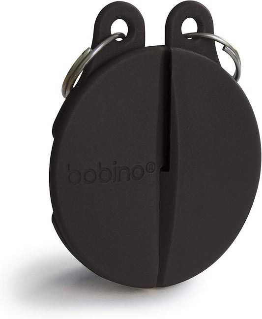 Bobino | Zipper Clip | 2 Pack Charcoal | Anti Theft Zipper & Backpack Lock | Purse Lock | Travel Safety