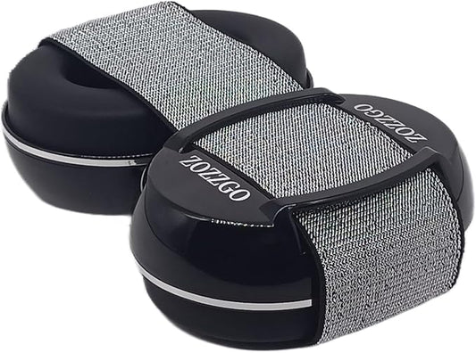 ZOZZGO Sleep Ear Muffs Noise Reduction with Earplugs Noise Cancelling Earmuffs Lightweight Sound Proof Ear Protection