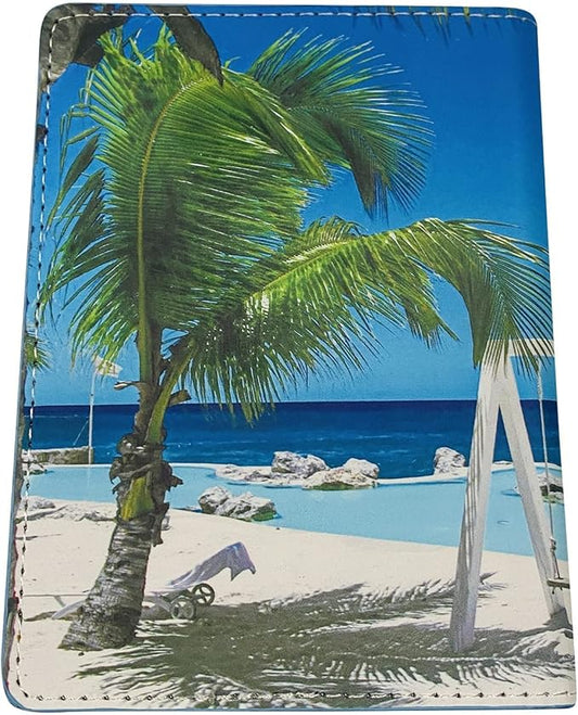 Happy Sun Passport and Vaccine Card Holder Combo,Passport Cover,Passport Holder,CDC Vaccination Card Slot,For Men And Wome...