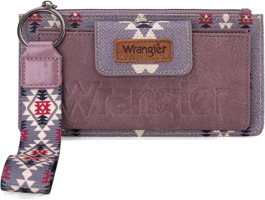 Wrangler Wristlet Wallets for Women Western Clutch Purse Rfid Wallet Womens