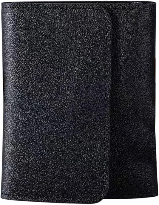 UFEEK Womens Wallet Slim RFID Blocking Bifold Credit Card Holder Wallet, Slim Front Pocket Minimalist Wallet, Black