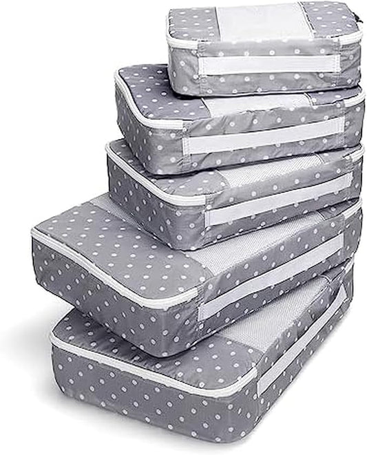 TravelWise Packing Cubes, White Dots, Set (5262369)