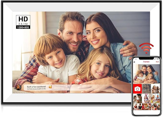 Frameo Digital Picture Frame,10.1” Smart WiFi Digital Photo Frame with HD IPS Touch Screen, Electronic Picture Frames Load...