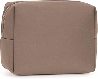 CEI-CEI Makeup Bag Neoprene Waterproof Soft Cosmetic Travel Bag for Women with Large Capacity Portable Zipper Pouch Lightw...