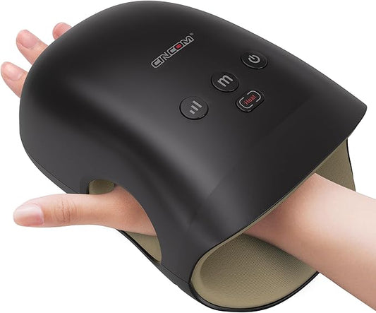 CINCOM Hand Massager - Cordless Hand Massager with Heat and Compression for Arthritis and Carpal Tunnel, Gifts for Women(B...