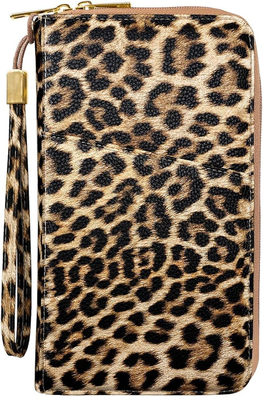 Simikol Family Passport Holder Wallet RFID Blocking Document Organizer PU Leather Mulit-purpose Travel Wallets Credit Card...