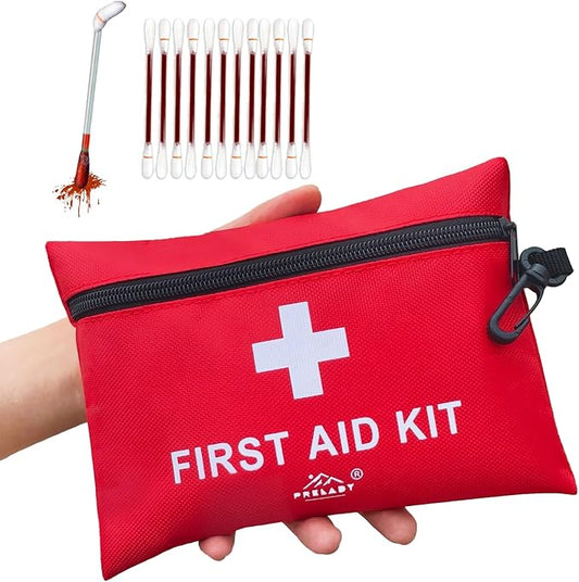 152 Piece Small First Aid Kit, Travel Size First Aid Kit TSA Approved, Mini Forst aid kit for Home, Car, Travel, Camping, ...